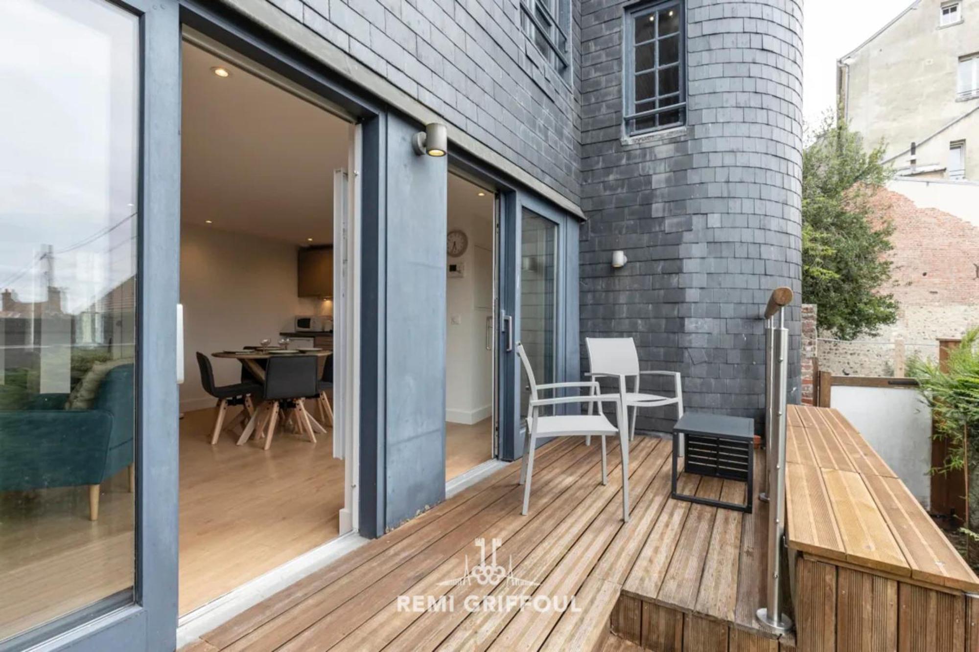 The Duplex Varin Beautiful Apartment & Garden Honfleur 4 People Zewnętrze zdjęcie